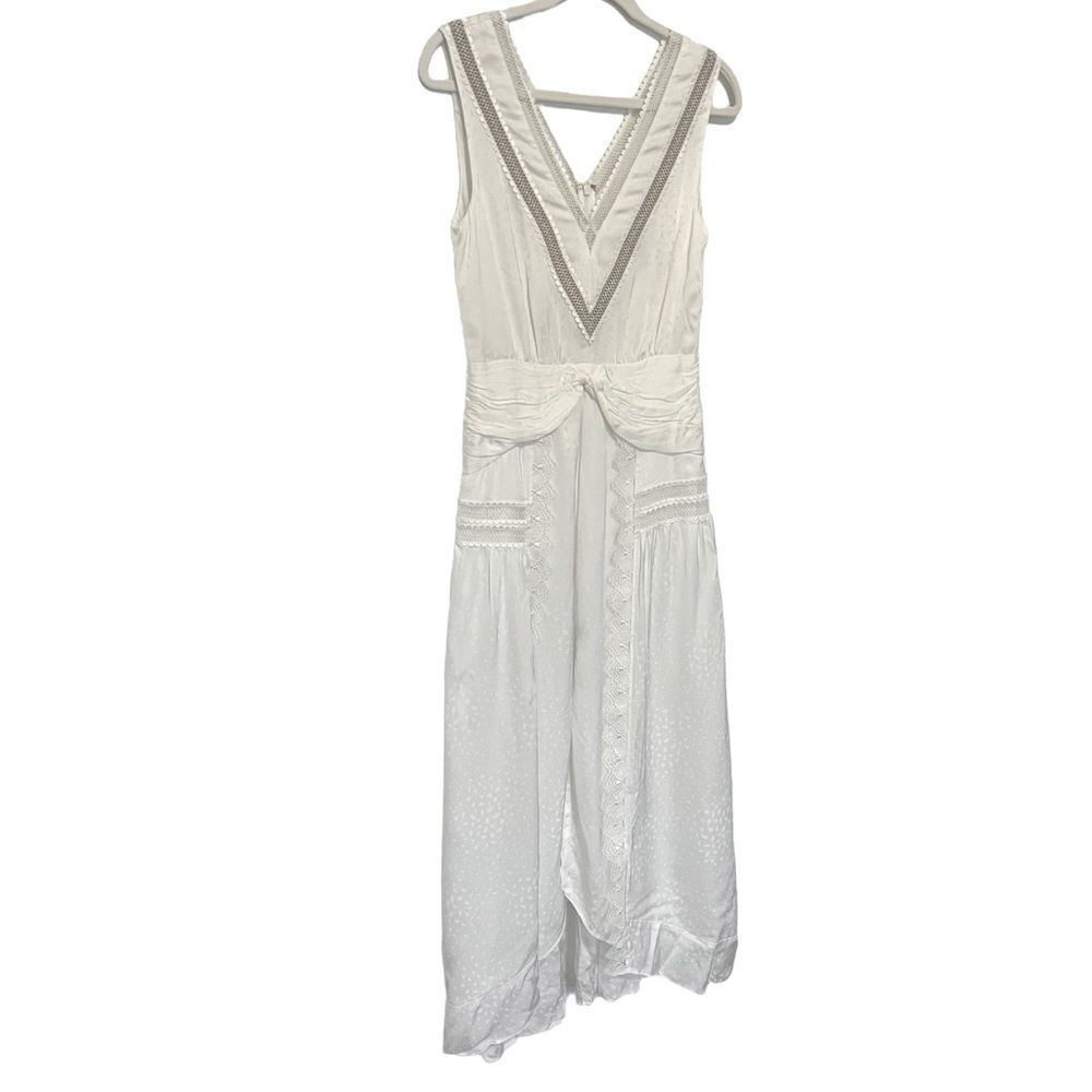 Self portrait white vintage look maxi dress - Picture 5 of 12